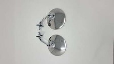 Pair Lucas Style 406  Chrome Door / Fender Mirrors picture