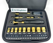 Limited VESSEL 400ER3-1MGL 110th Anniversary Gold Edition Electric Slim Ratchet picture