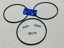 SONY 300 CD Player REAL SONY Brand (3) Belts CDP-CX300 CDP-CX355 see more models picture
