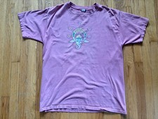 Rare VTG Late 90s Phish Dry Goods Pink Ganesha T Shirt 100% Cotton Sz L picture