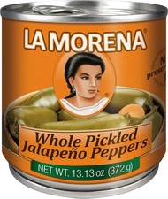 La Morena Whole Pickled Jalapeno Peppers, 13oz (1 unit) picture