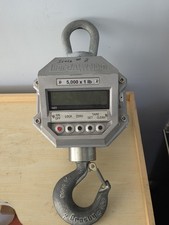 MSI 4260 Port-A-Weigh 5,000 Lb Digital Crane Scale Crosby Lift Hook Load Cell picture