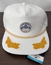 MELIN MEN'S HYDRO CORONADO CAPTAINS PERFORMANCE SNAPBACK HAT WHITE Classic NEW picture