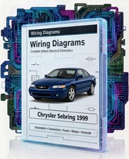 1999 Chrysler Sebring Color Electrical Wiring Diagrams Schematics PDF on USB picture