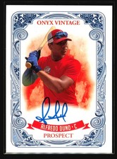 2021 Onyx Vintage Alfredo Duno Blue Ink Autographs /325 AUTO #VAAD picture