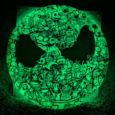 New custom disc golf disc Discraft Mega Glow ZONE 180gm putt and approach picture