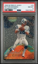 1998 SKYBOX E-X2001 STARDATE 2001 #15 PEYTON MANNING PSA 8 picture