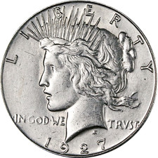 1927-S Peace Dollar picture