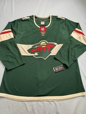 NWT Fanatics Premium Minnesota Wilds Men’s Size 60 Blank Home Jersey  picture