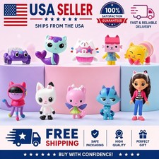 10pcs/set Gabby's Dollhouse Action Figure Cute Doll Collection Model Toys picture