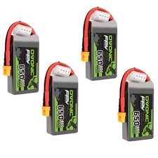 4X Ovonic 11.1V 80C 3S 650mAh Lipo Battery XT30 for RC Car Heli Align Trex 250 picture
