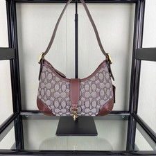 Coach Hamptons Hobo Bag In Signature Jacquard CBF16 Oak Maple picture