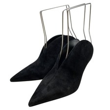 Jimmy Choo Pointed Toe Pumps Heel Pumps Black Leather Suede JIMMY CHOO Size 36 ( picture