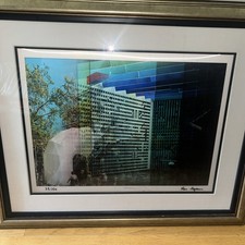 🔥Ron Agam Paris Museum of modern art Agamograph Signed 23/54 SEND OFFERS🔥 picture