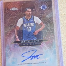 Topps 2025-26 Chrome Update Jett Howard Chromographs Auto #CH-JHO Magic picture