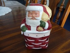 Signed Longaberger Santa Chimney Basket 2014 picture