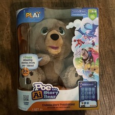 PLAi Poe AI Story Bear Interactive Talking Plush Endless Story Possibilities picture