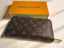 LOUIS VUITTON MONOGRAM ZIPPY WALLET ZIP AROUND LONG PURSE BROWN  WB. picture