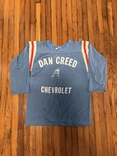 Vintage 1960’s Faded Multicolor Durene Football Jersey T Shirt Size Large USA picture