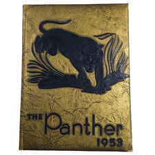 The Panther 1953 Yearbook Bennett High School Chatham County NC RARE Defunct picture