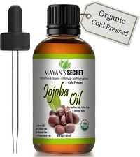 Organic Jojoba Oil Cold Pressed USDA Certified Pure for Hair Skin Nails 4oz picture