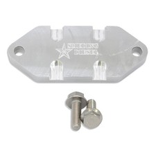 Smeding Diesel Billet Coolant Block Off Plate for 6.6L Duramax 2001-2025 NEW picture