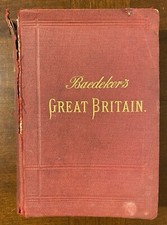 Baedeker's Great Britain 1894 Third edition 15 Maps picture