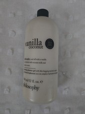 Philosophy Vanilla Coconut Shampoo Shower Gel & Bubble bath 32 oz New No  Pump picture