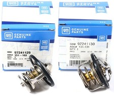 Genuine OEM GM 180 & 185 Thermostat Kit Front Rear Fits 2001-2018 Duramax Diesel picture