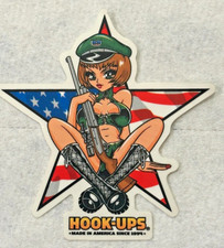 Vintage HOOK-UPS, Made In America, Star Girl, Rifle, Army Cap, Lace Boots picture