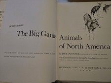 Outdoor Life Big Game Animals of North America O'Connor/Goodwin HC picture
