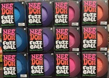 AUTHENTIC Schylling NEEDOH Fuzzball Factory Sealed Velvet Squeeze Multi-Color picture