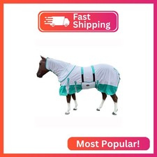 HILASON Horse Fly Sheet Breathable Mesh UV Protection Mosquito Bug Summer picture