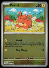 Pawmi 032/094 Common Phantasmal Flames Pokemon Reverse Holo Near Mint picture