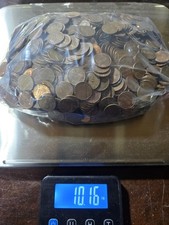 10 Pounds Circulated Lincoln Copper Pennies Bulk 10lbs 1959-1982-Unsearched picture