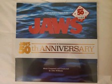 SDCC 2025 Mondo Jaws 50th Anniversary Gold Variant Vinyl Only 500 Made 2xLP  picture