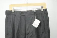 Zanella Jay Gray Woven Wool Mens Dress Pants Sz 48 EU BRAND NEW picture