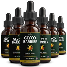(6 Pack) Glyco Barrier Drops Blood Health Support Supplement GlycoBarrier Drops picture