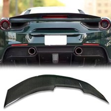 Real Carbon Fiber Rear Trunk Spoiler Wing For 2016-2019 Ferrari 488 GTB Spider picture