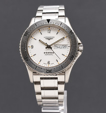 [Exc+5] Longines 7404 Admiral 5-Star Diver 38mm Automatic Vintage Silver JAPAN picture