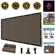 Elegant 8' x 10' Shade Fabric, 90% UV Blockage for Patio & Garden Privacy picture