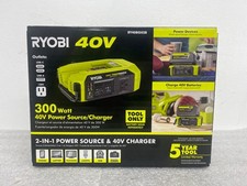 New RYOBI 300 Watt 40V Power Source/Charger (Tool Only) RY40BG02B picture