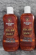 Australian Gold Solar Dust Tanning Gel – 2-Pack (8 oz) Golden Shimmer Non-Greasy picture