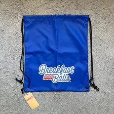 RSVLTS Breakfast Balls Drawstring Bag Cinch Sack Royal Blue New with Tags picture