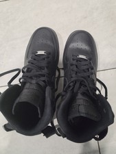 Size 10.5 - Nike Air Force 1 '07 High Triple Black picture