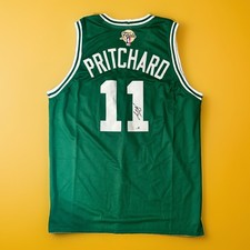Autographed Payton Pritchard Boston Celtics NBA FINALS Jersey JSA COA Signed picture