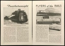 German DRG 61,001 1936 “Featherweight Flyers of the Rails” Hamburg Flyer SVT 877 picture