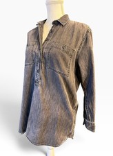 Madewell Black Denim Pullover - Size XS picture