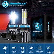 6-sides H11 LED Headlight Kit Low Beam Bulb Super Bright 6500K White 1200000LM picture