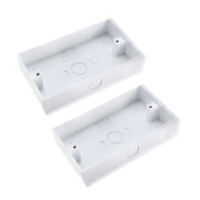 2pcs Wall Switch Box 146 x 85 x 32mm Electrical Outlet Surface Mount Single Gang picture